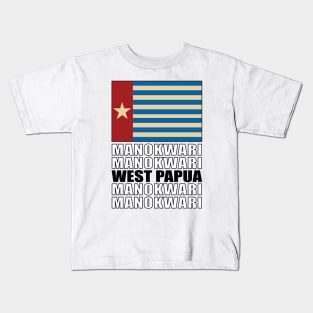 Flag of West Papua Kids T-Shirt